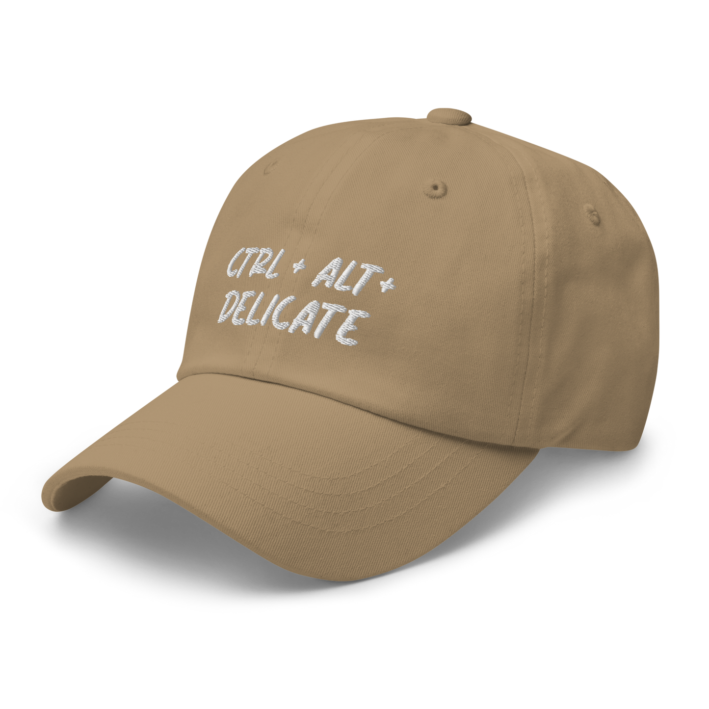 Ctrl + Alt + Delicate Embroidered Dad Hat | Funny Dad Hat