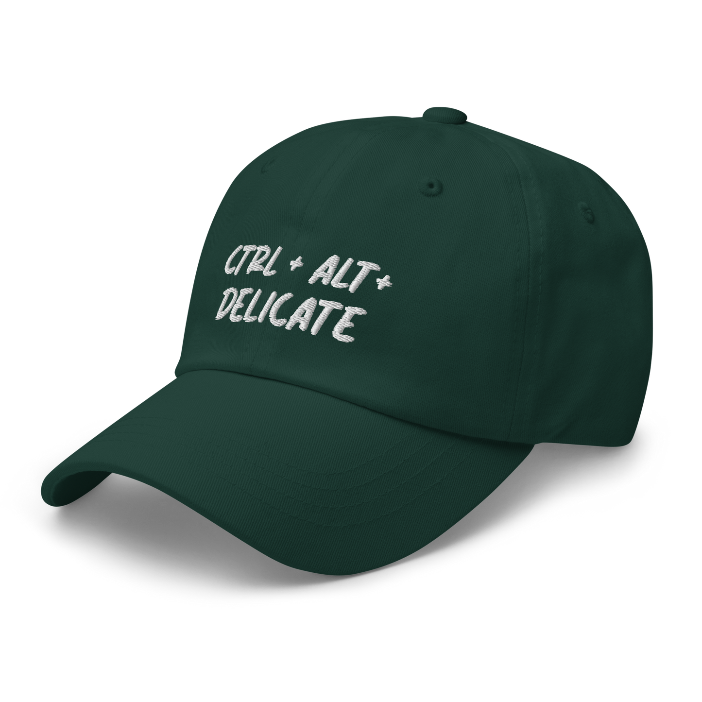 Ctrl + Alt + Delicate Embroidered Dad Hat | Funny Dad Hat