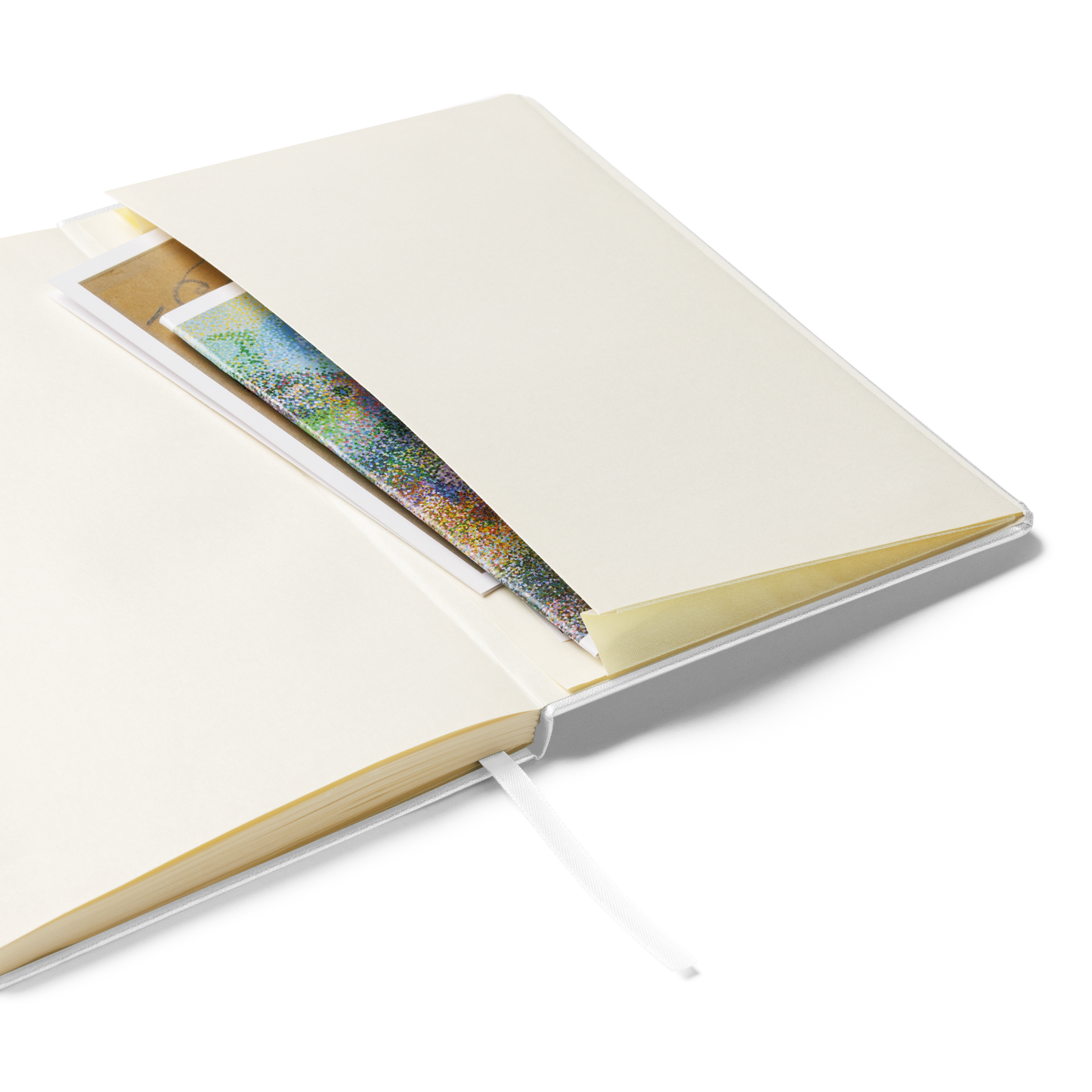 Festive Planner Notebook, Holiday Organizer Hardcover Journal with Ribbon Marker and Pocket