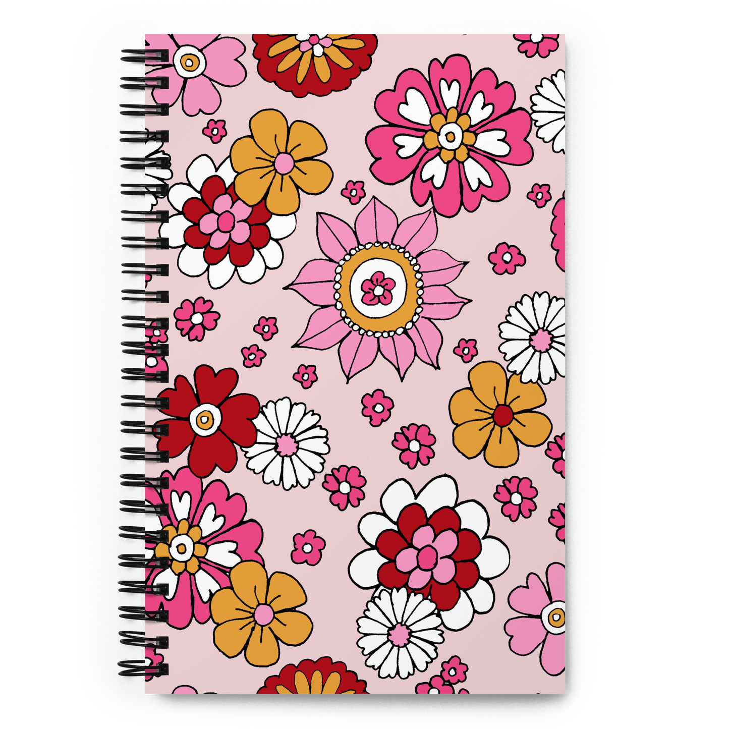 Floral Notebook - Colorful Journal for Creative Inspiration