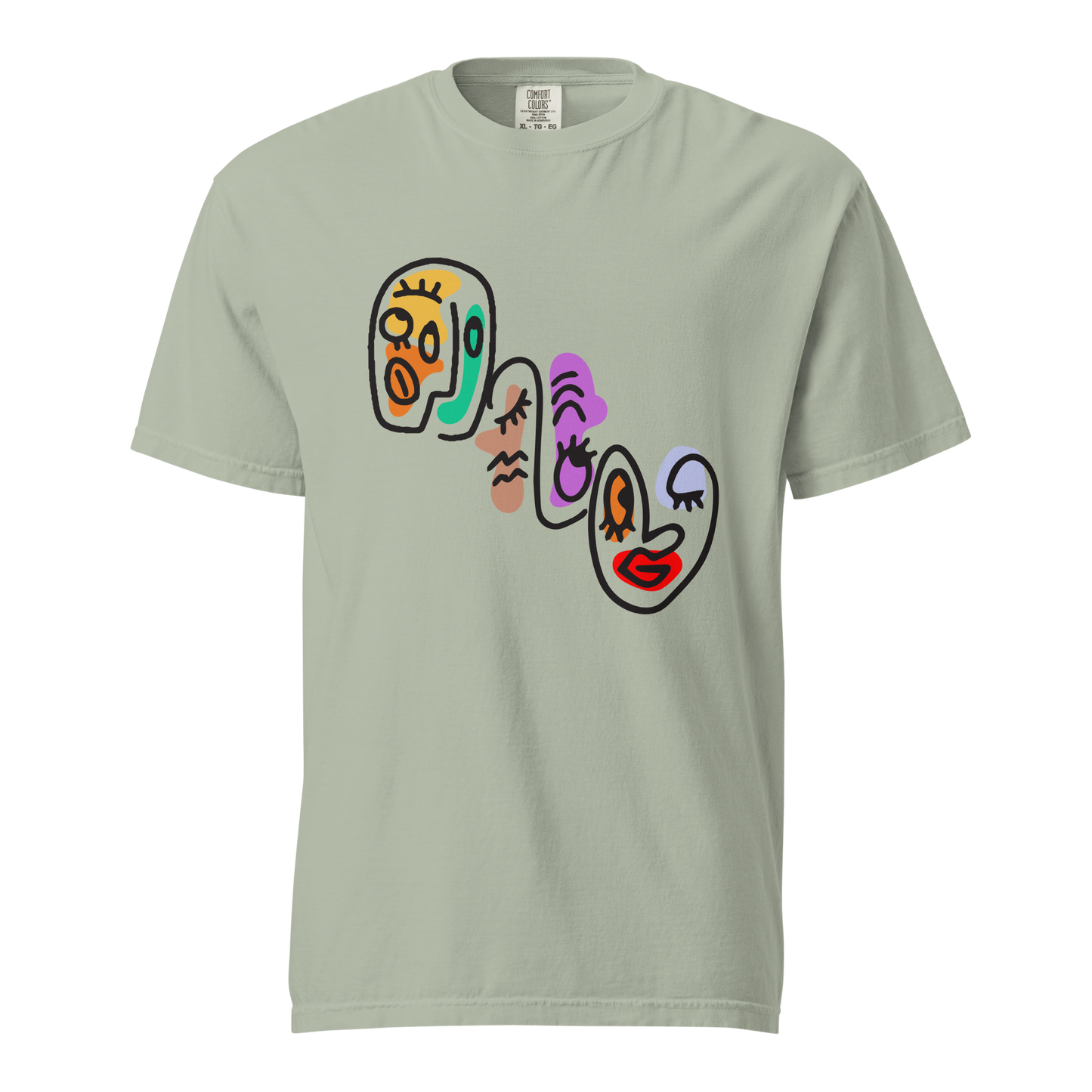Minimalist Abstract Art Lover Tee, Unisex Heavyweight Tshirt
