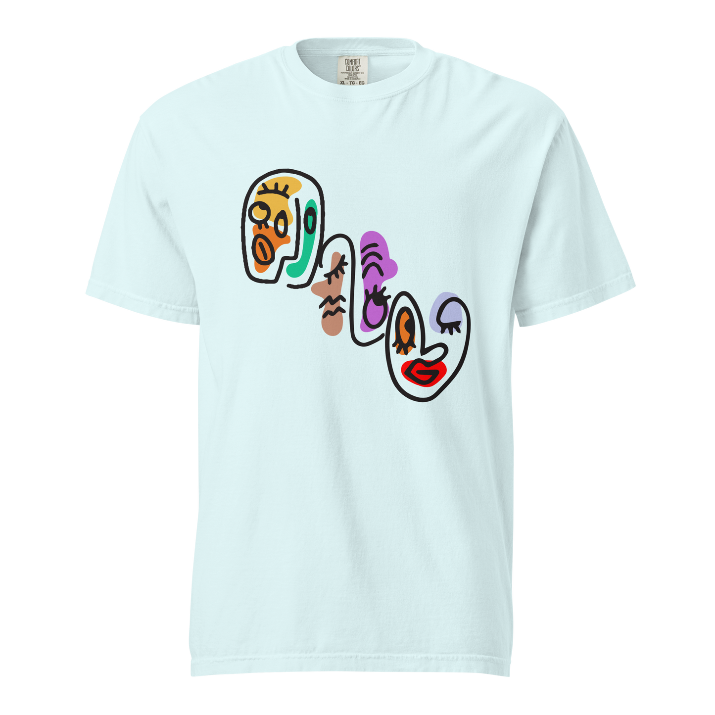 Minimalist Abstract Art Lover Tee, Unisex Heavyweight Tshirt