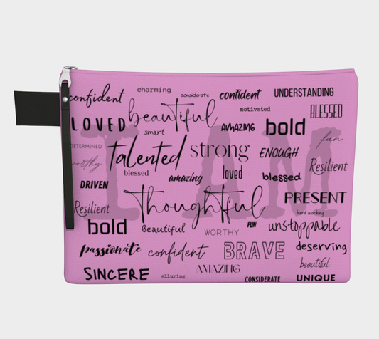 I AM - Zipper Pouch - Purple