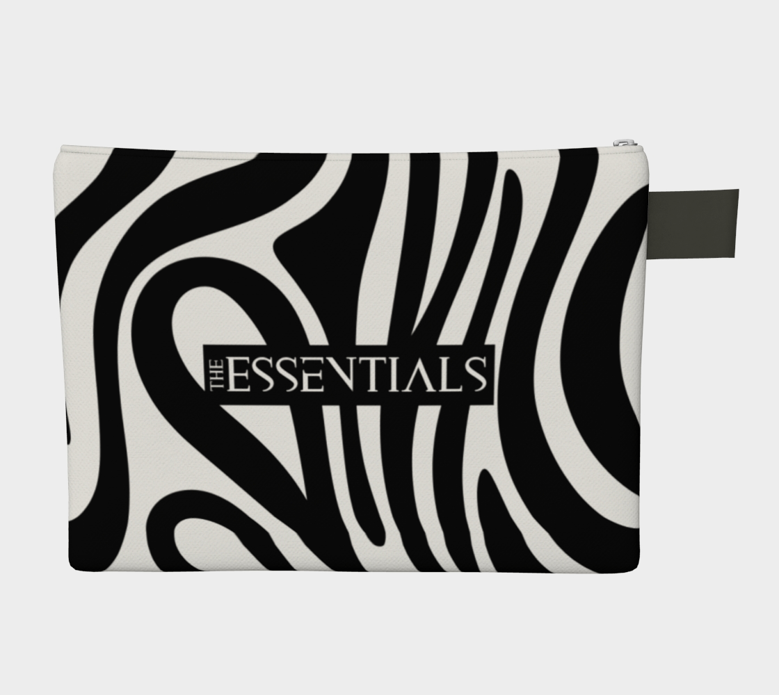 Everything I Need Zipper Pouch - Black