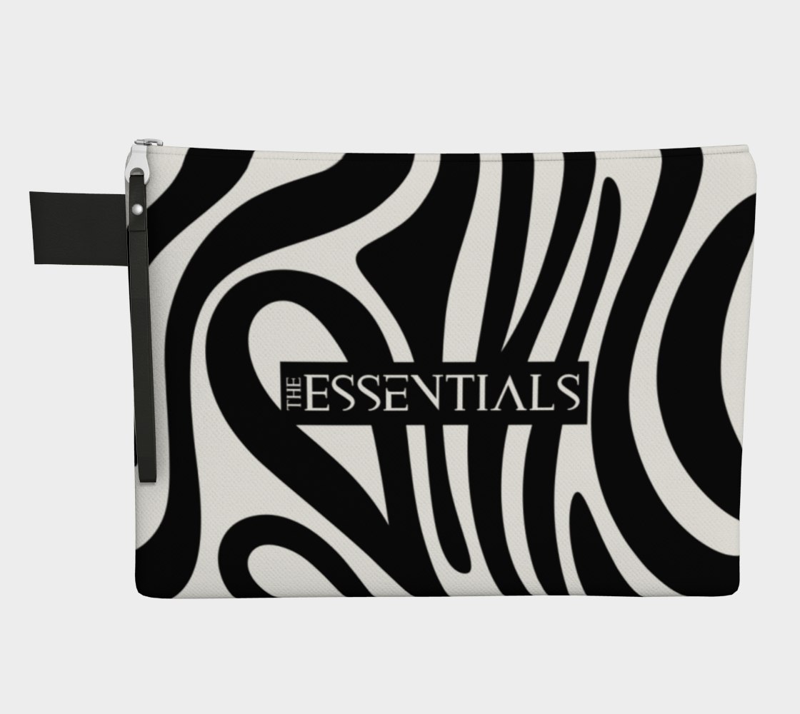 Everything I Need Zipper Pouch - Black