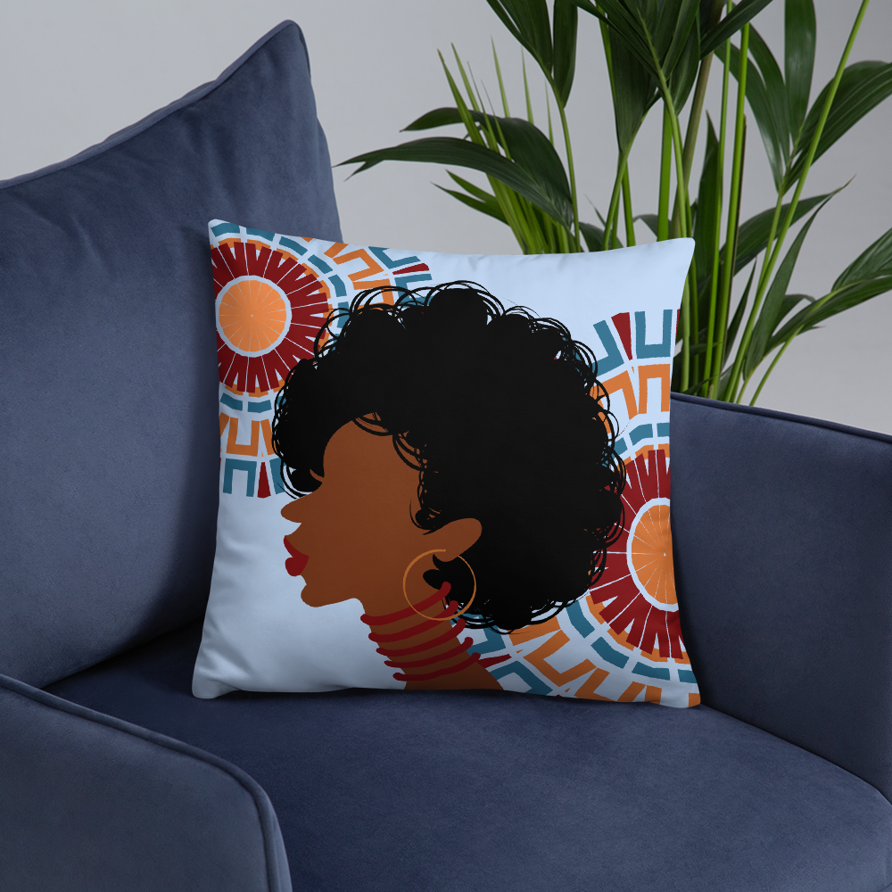 Afro Queen Basic Pillow