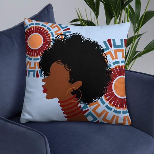 Afro Queen Basic Pillow