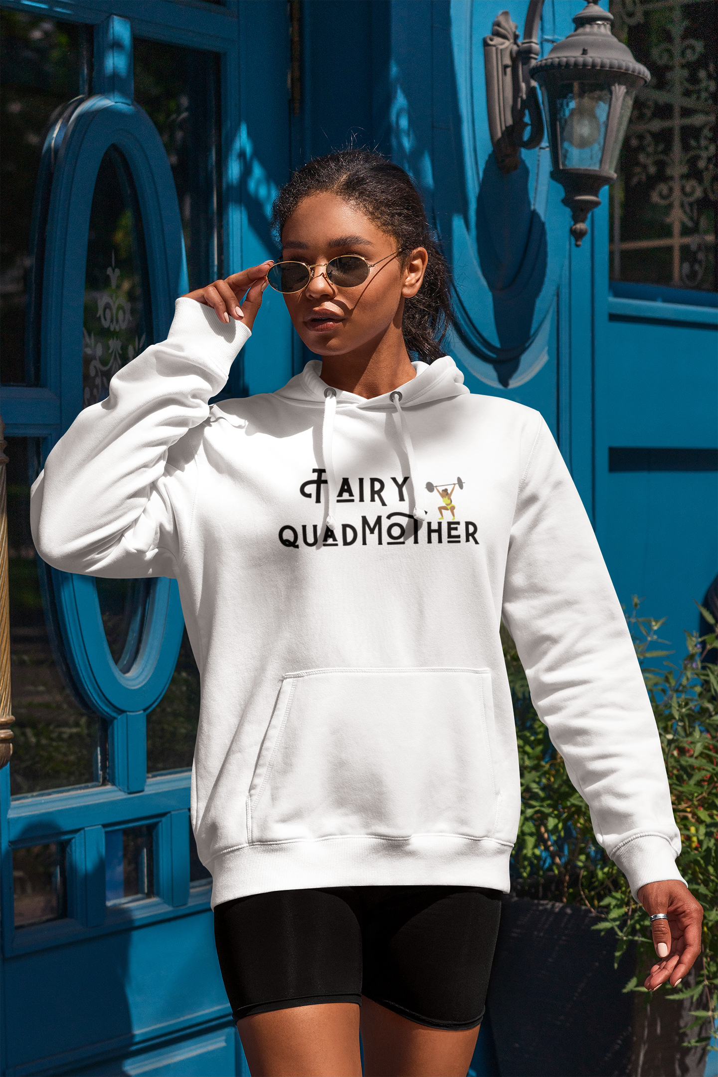 Fairy Quadmother embroidered unisex hoodie