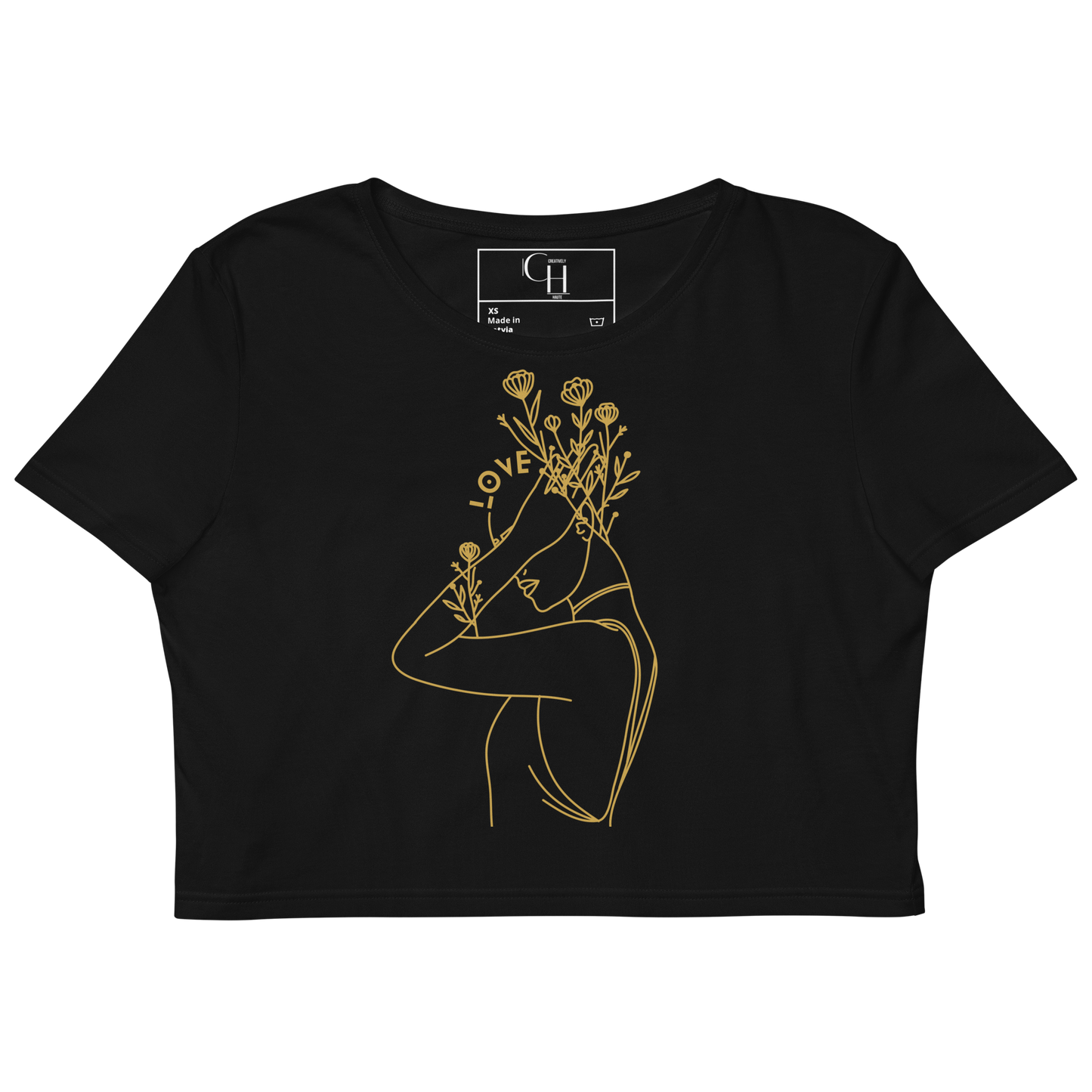 Love Lines Organic Crop Top