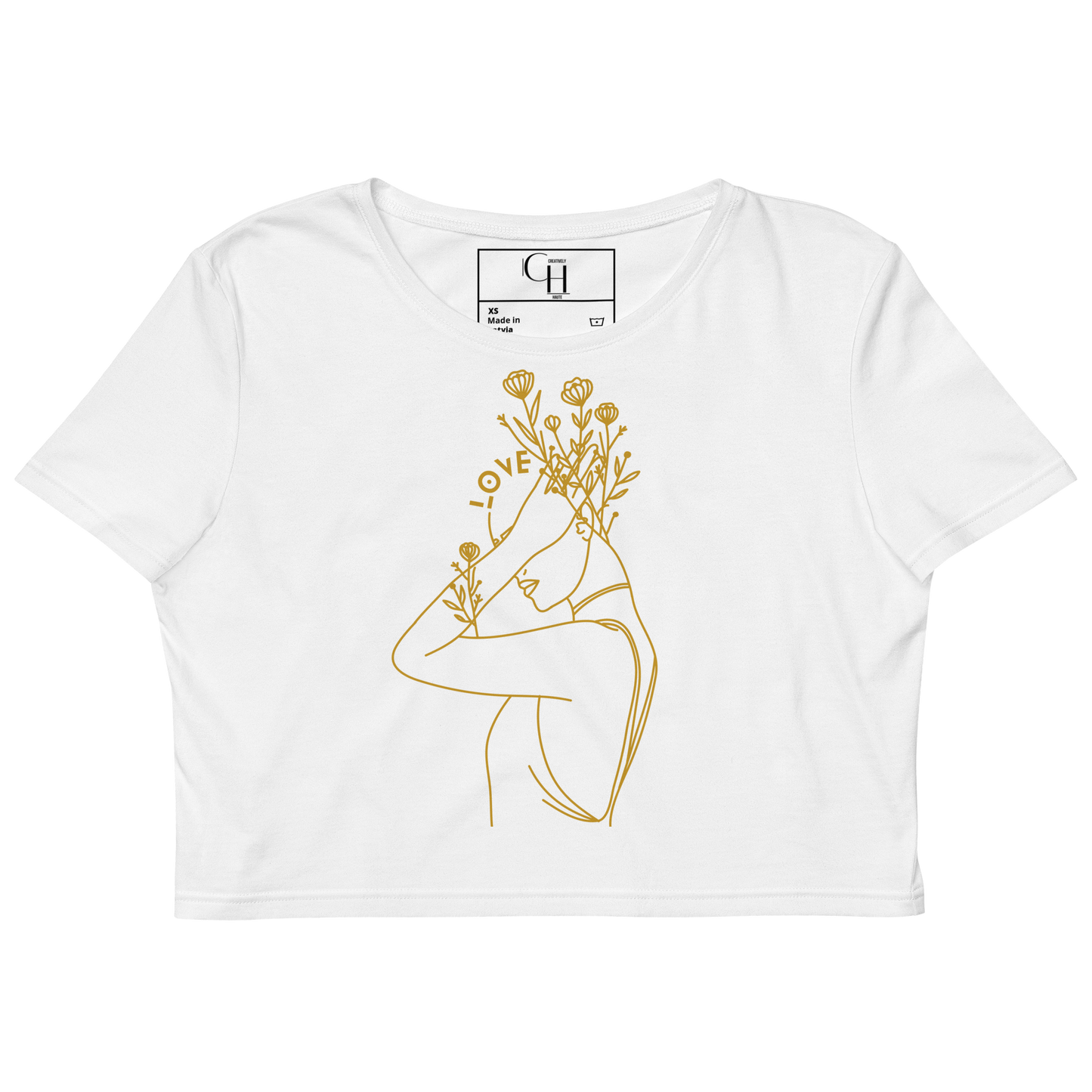 Love Lines Organic Crop Top