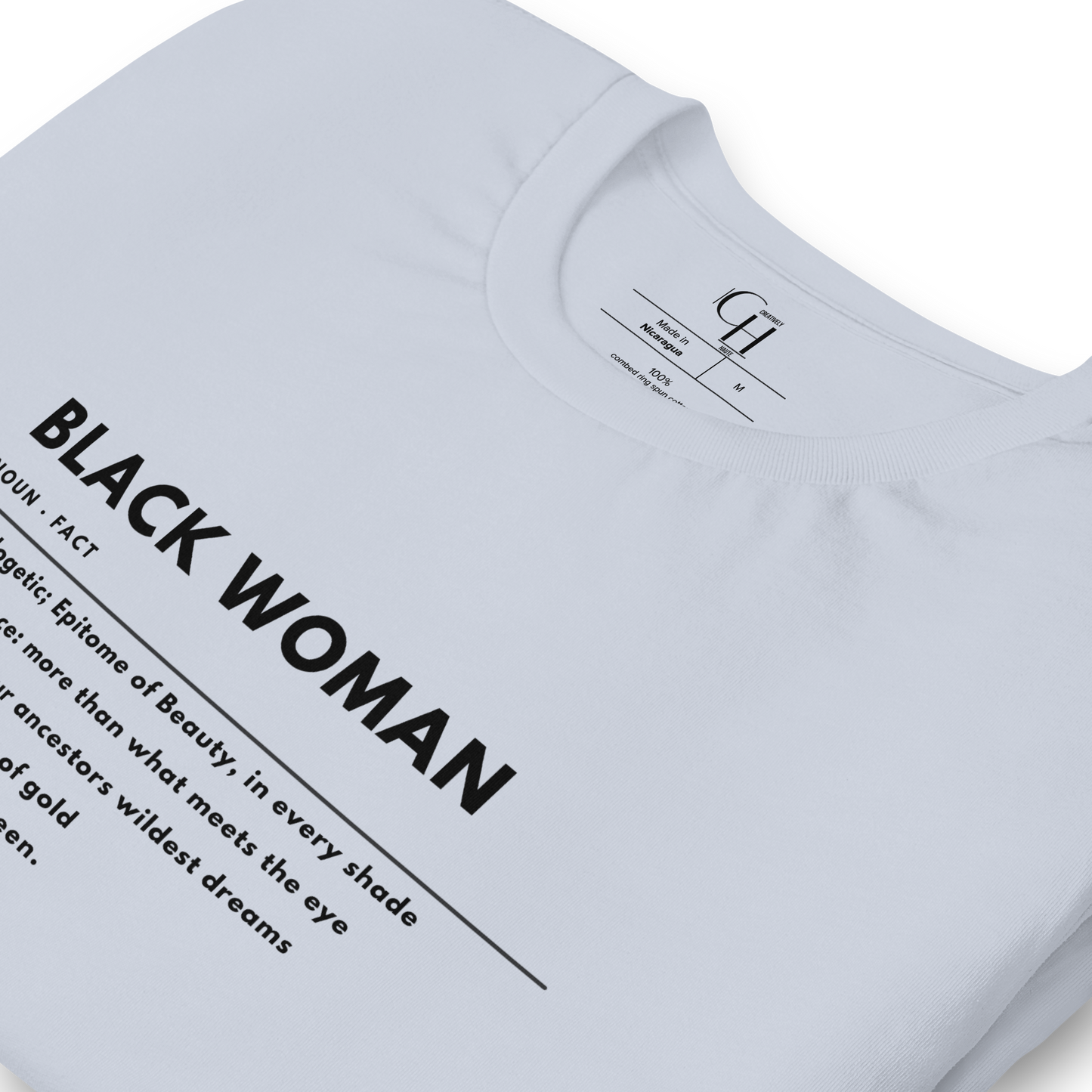 Black Woman Defined unisex t-shirt