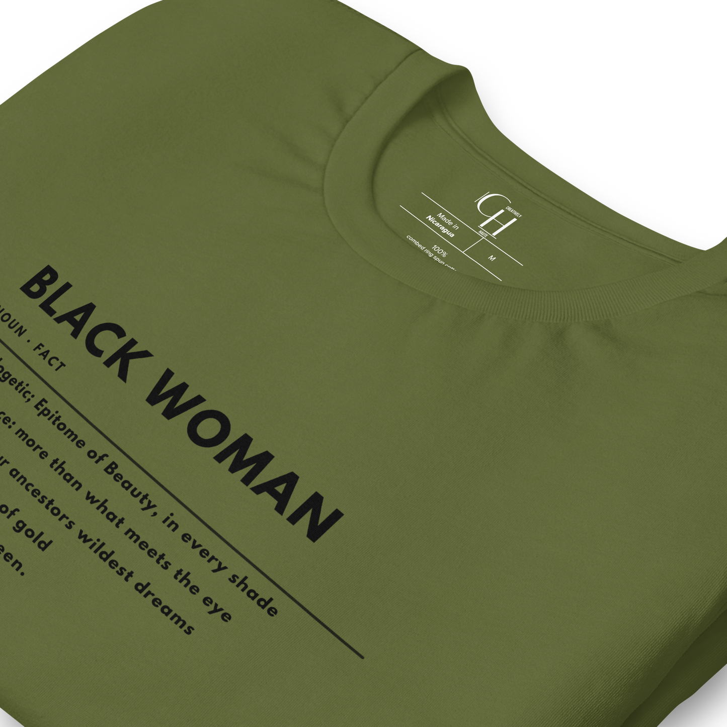 Black Woman Defined unisex t-shirt