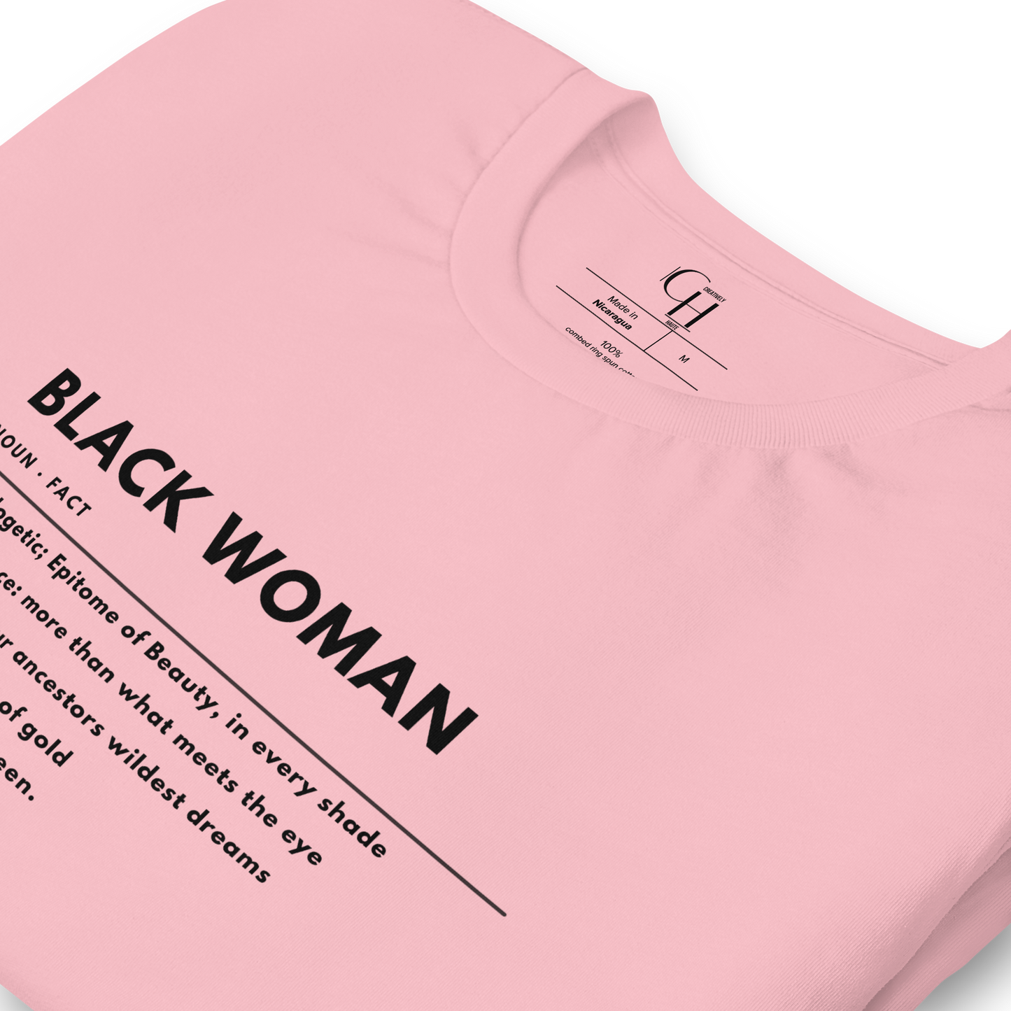 Black Woman Defined unisex t-shirt