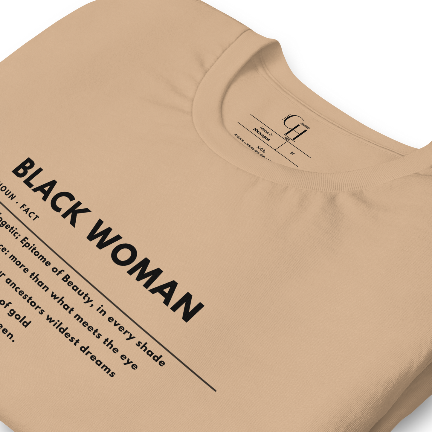 Black Woman Defined unisex t-shirt