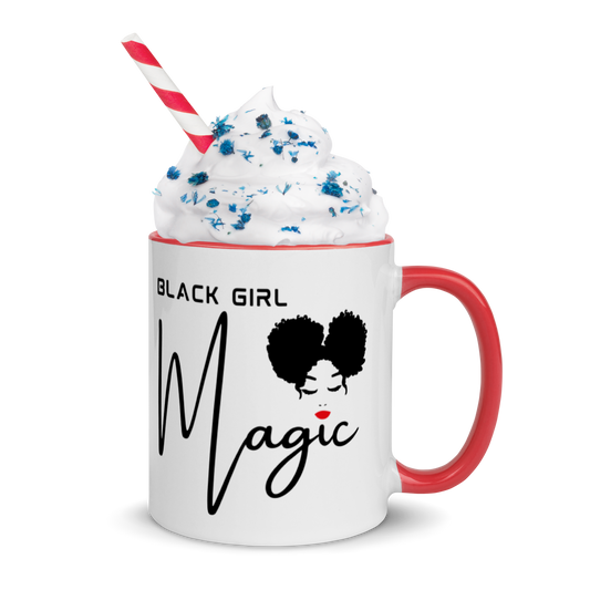 Black Girl Magic Mug with Color