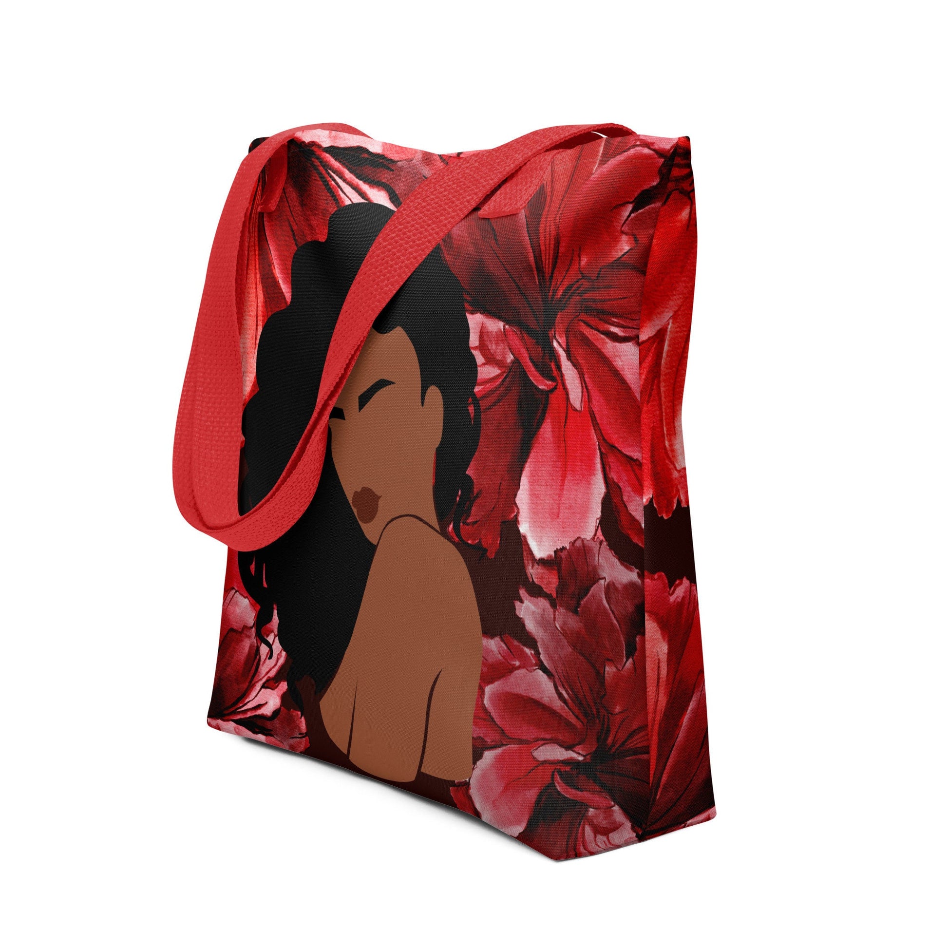 Red Woman Tote bag