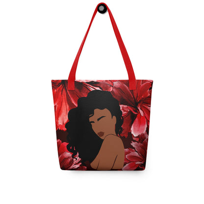 Red Woman Tote bag