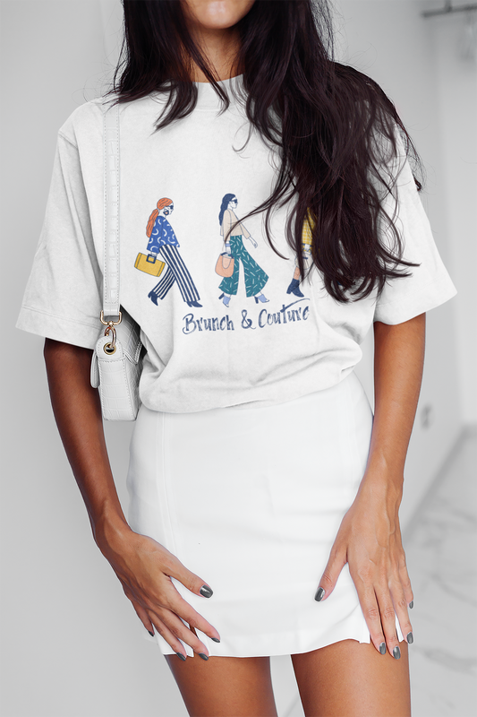 Brunch & Couture Designer Tee for Fashionistas