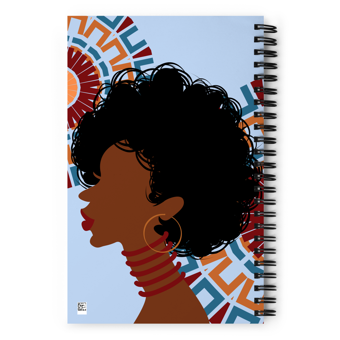 Afro Queen Spiral notebook