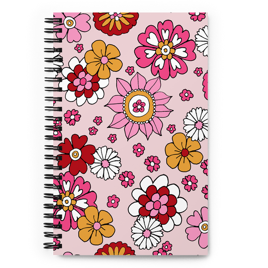 Floral Notebook - Colorful Journal for Creative Inspiration