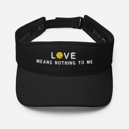 Love Means Nothing Visor, Tennis Hat
