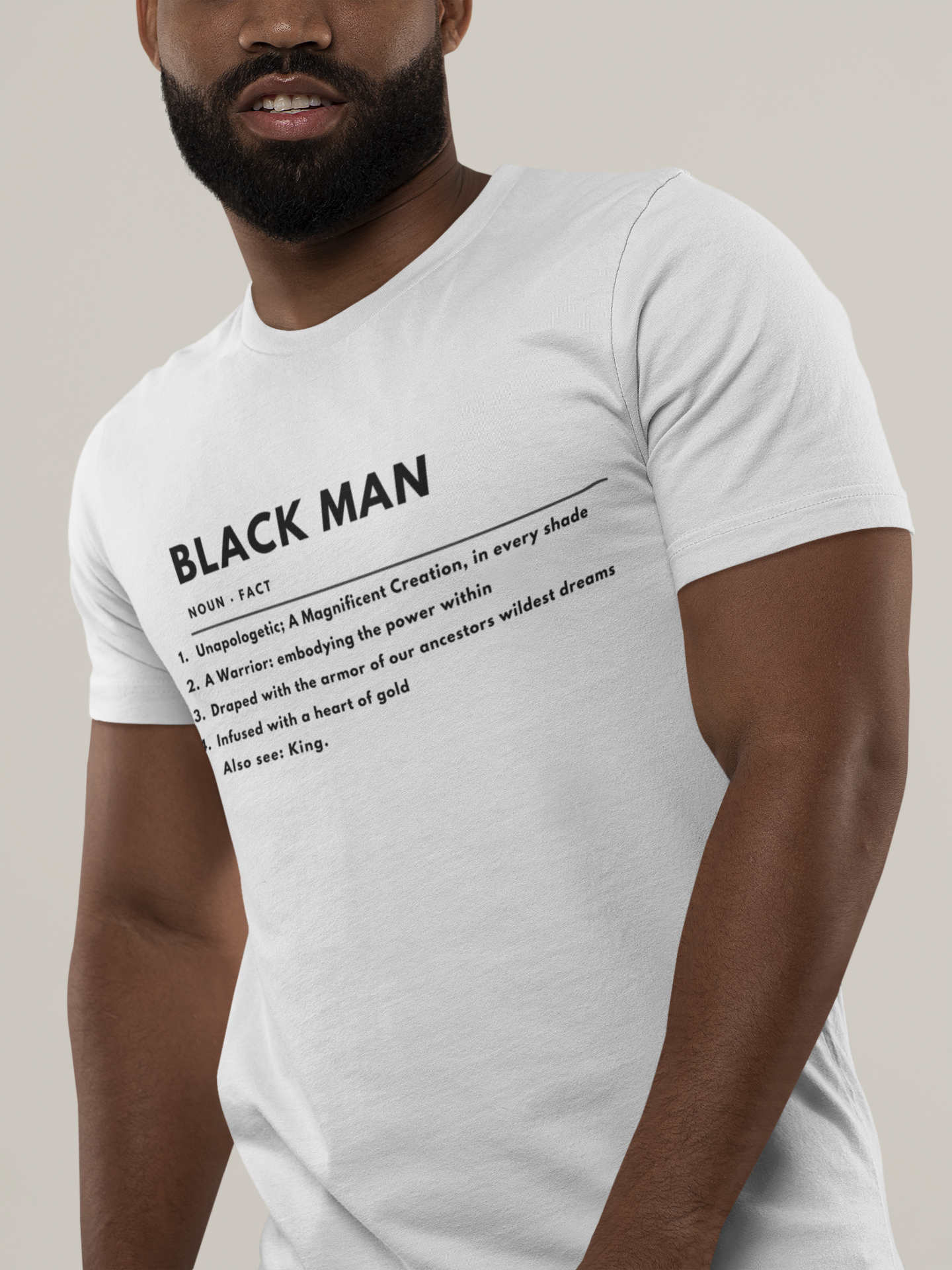 Black Man Defined Unisex Tshirt