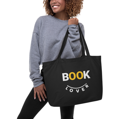 Book Lover large organic tote