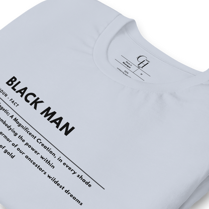 Black Man Defined Unisex Tshirt