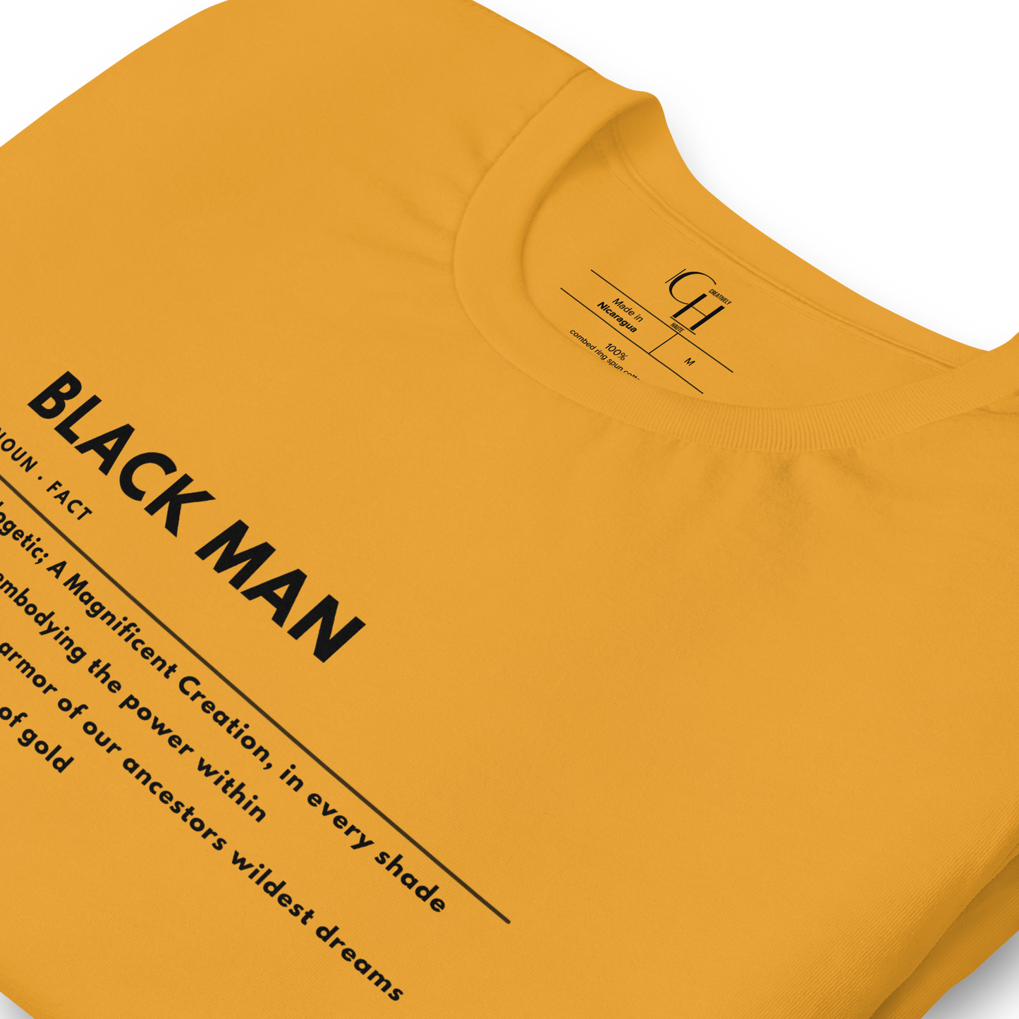 Black Man Defined Unisex Tshirt