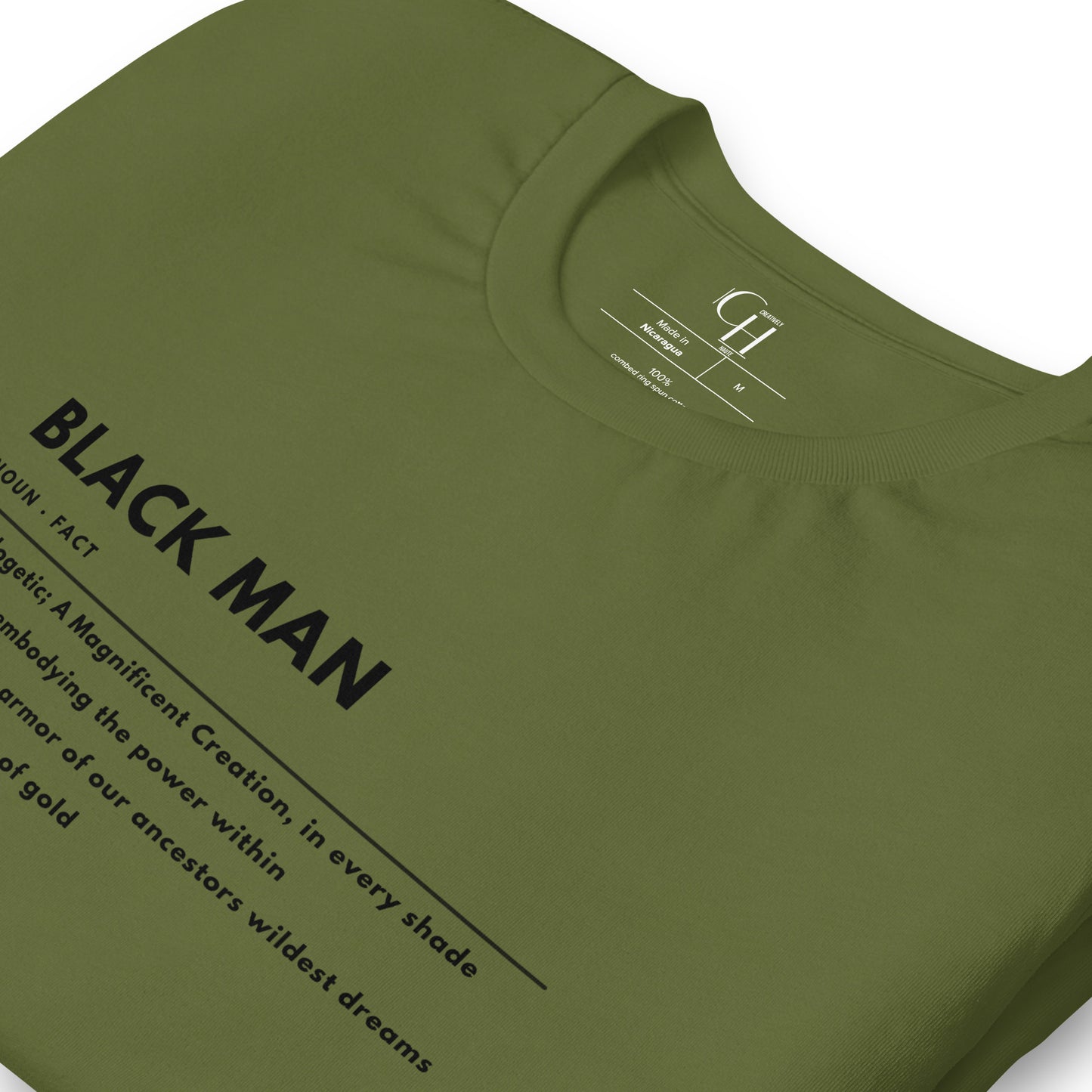 Black Man Defined Unisex Tshirt