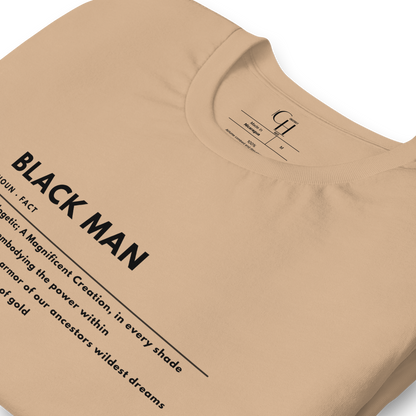 Black Man Defined Unisex Tshirt