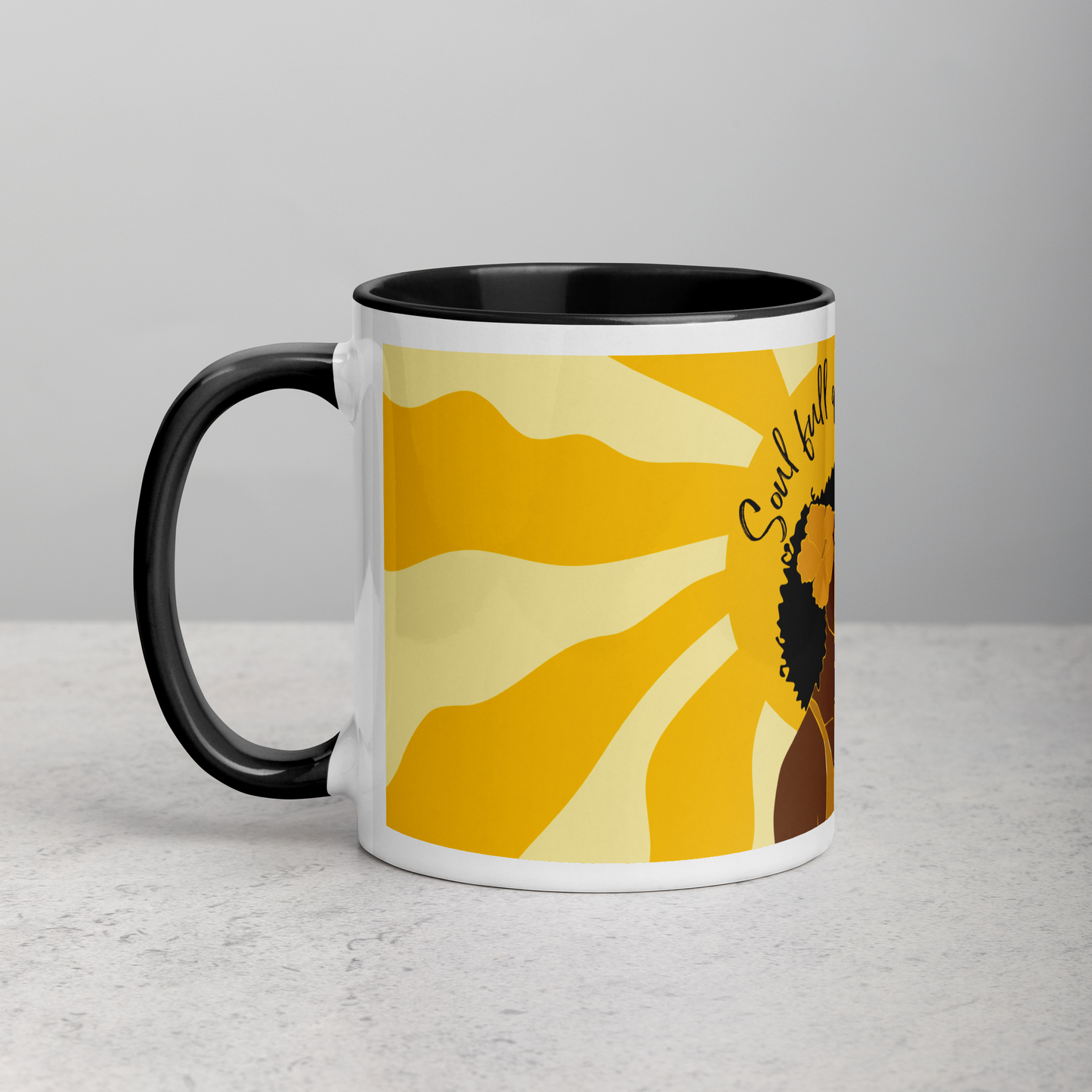 Sunshine Girl Mug with Color Inside