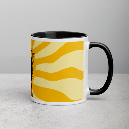 Sunshine Girl Mug with Color Inside